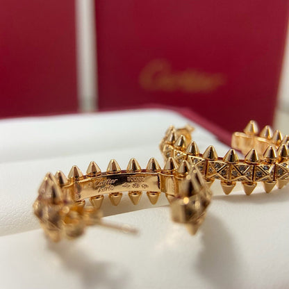 [LORA] CLASH 6.4MM FULL DIAMOND SMALL EARRINGS