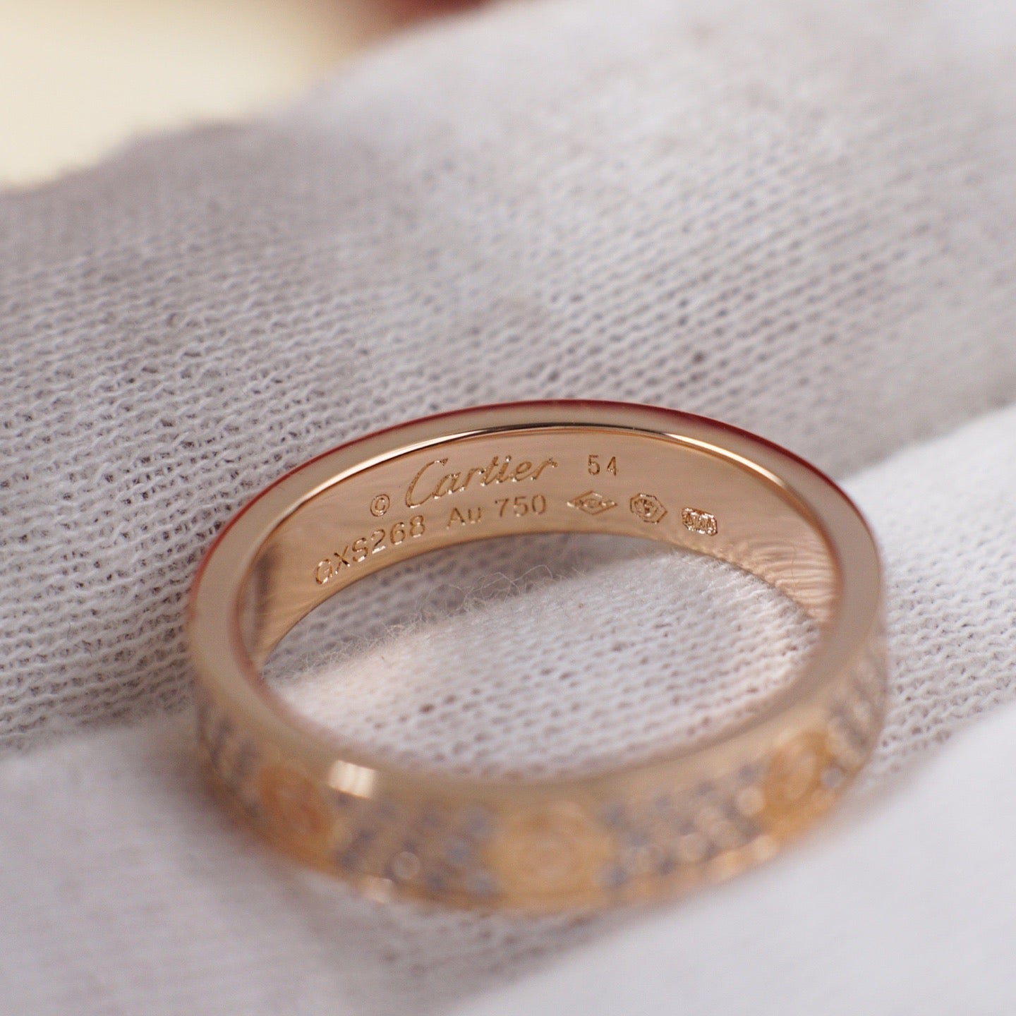 [LORA] LOVE RING 4.0MM DIAMOND PAVED