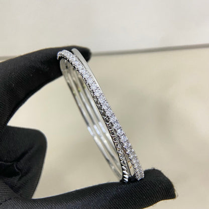 [LORA] ETINCELLE HALF-PAVED DIAMOND BRACELET