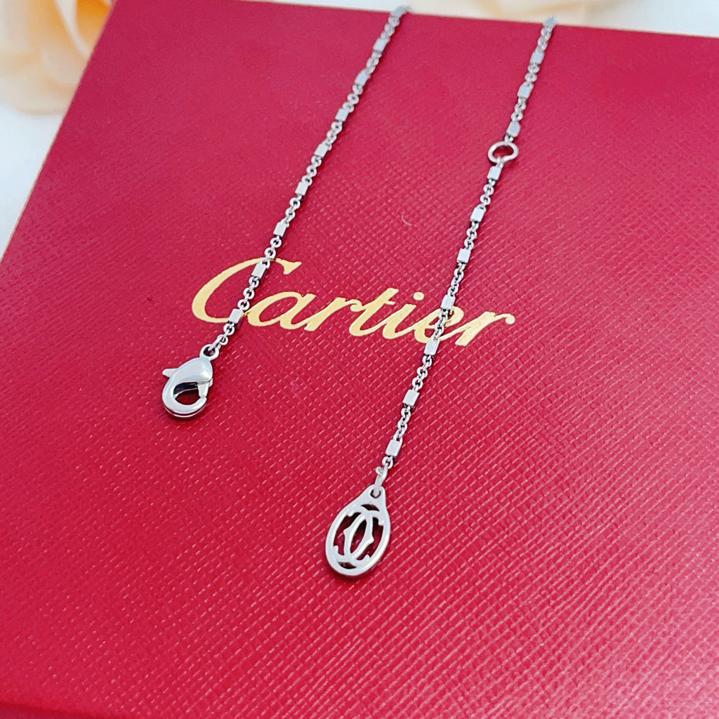 [LORA] PANTHERE FULL DIAMOND NECKLACE