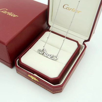 [LORA] PANTHERE FULL DIAMOND NECKLACE