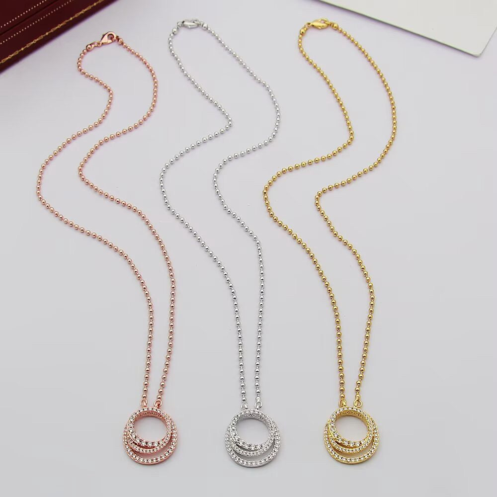 [LORA] ETINCELLE  FULL DIAMOND NECKLACE