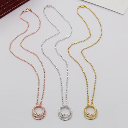 [LORA] ETINCELLE  FULL DIAMOND NECKLACE