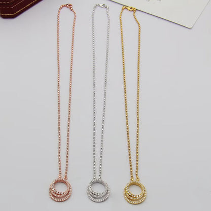 [LORA] ETINCELLE  FULL DIAMOND NECKLACE