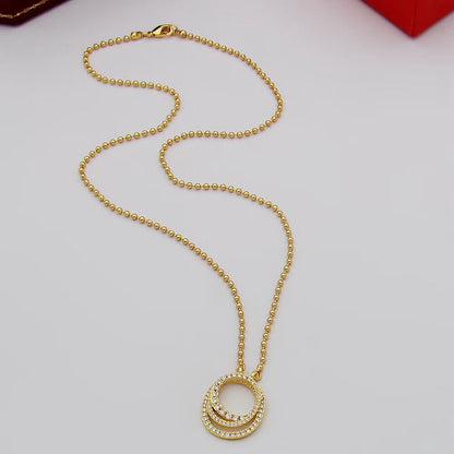 [LORA] ETINCELLE  FULL DIAMOND NECKLACE