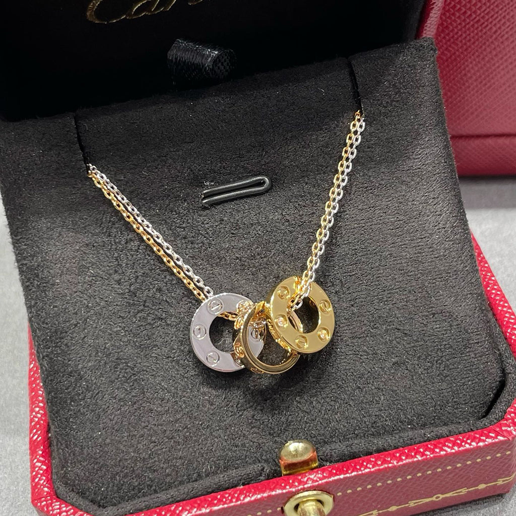 [LORA] LOVE 6 DIAMOND PENDANT NECKLACE