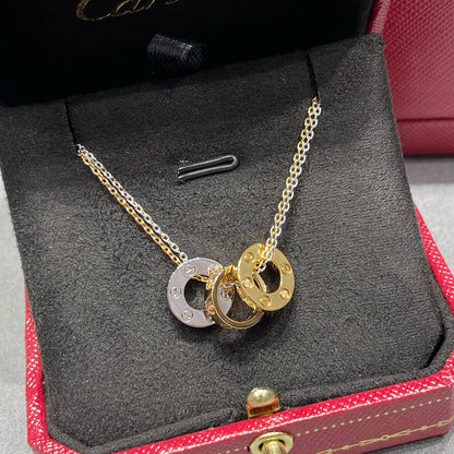[LORA] LOVE 6 DIAMOND PENDANT NECKLACE
