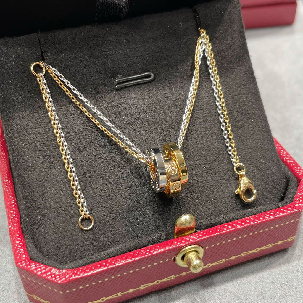 [LORA] LOVE 6 DIAMOND PENDANT NECKLACE