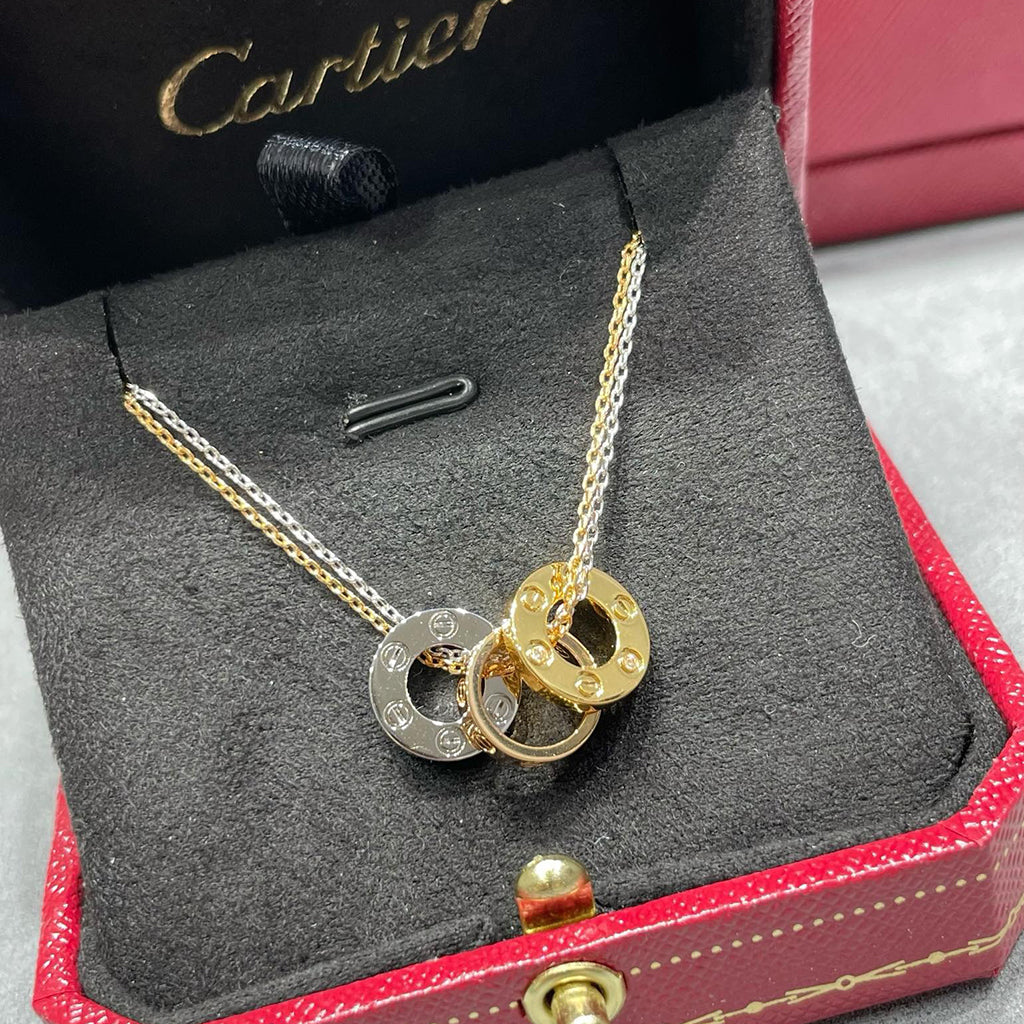 [LORA] LOVE 6 DIAMOND PENDANT NECKLACE