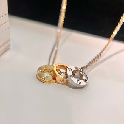 [LORA] LOVE 6 DIAMOND PENDANT NECKLACE