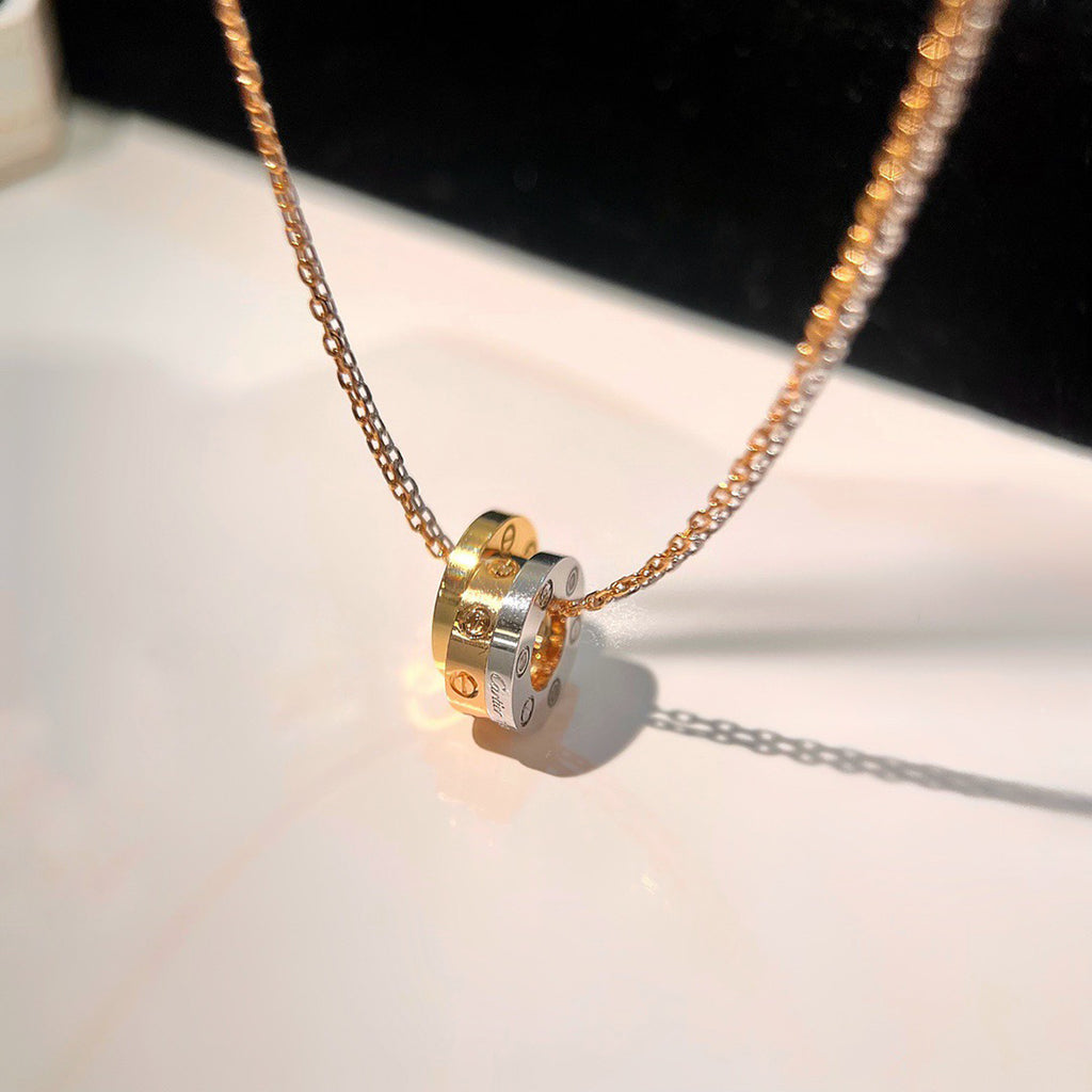 [LORA] LOVE 6 DIAMOND PENDANT NECKLACE