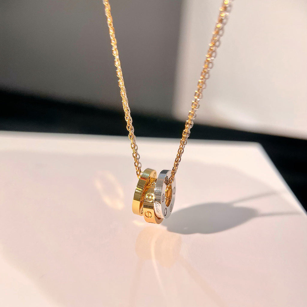 [LORA] LOVE 6 DIAMOND PENDANT NECKLACE