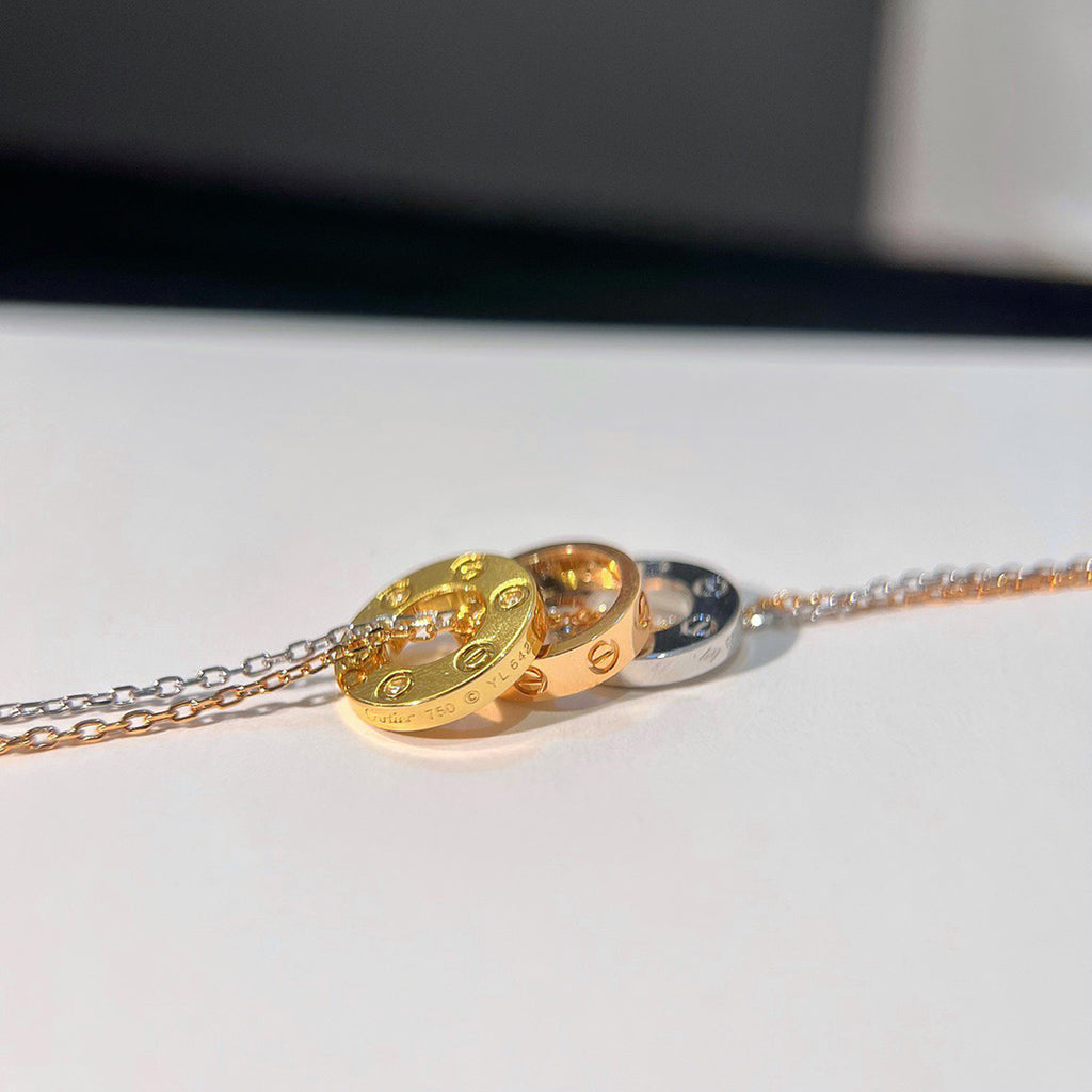 [LORA] LOVE 6 DIAMOND PENDANT NECKLACE