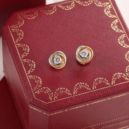 [LORA] TRINITY STUD DIAMOND EARRINGS