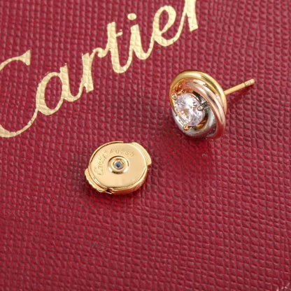 [LORA] TRINITY STUD DIAMOND EARRINGS
