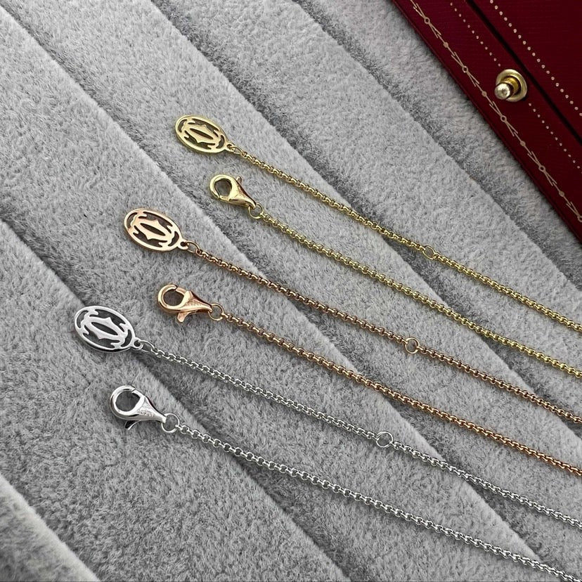 [LORA] PANTHERE FULL DIAMOND NECKLACE