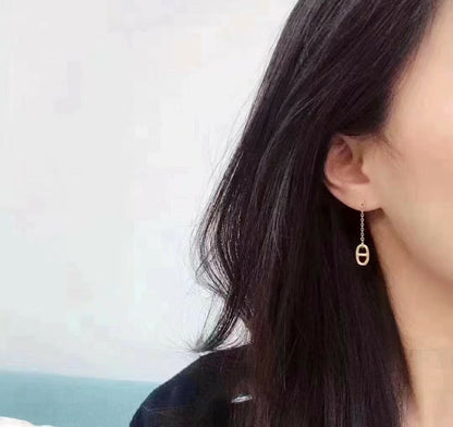 [LORA]CHAINE TASSEL EARRINGS