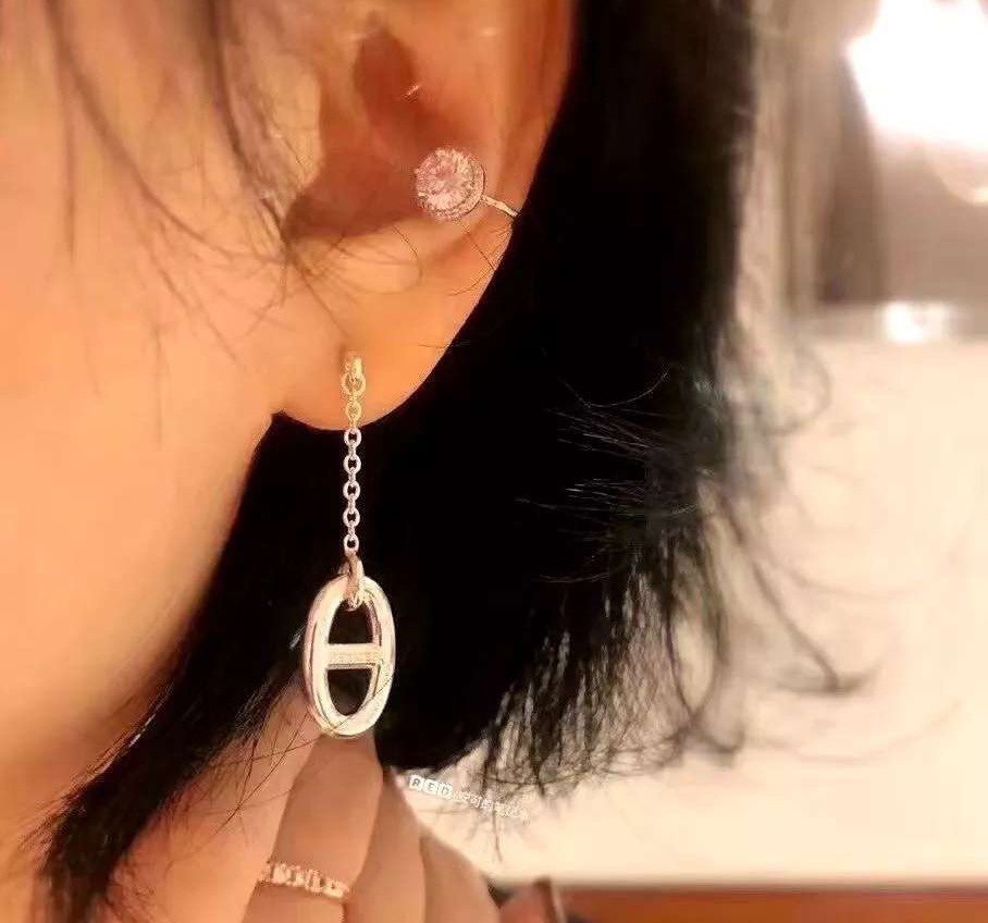 [LORA]CHAINE TASSEL EARRINGS