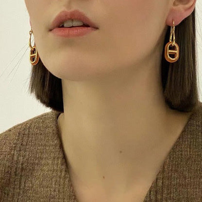[LORA]HM O'MAILLON GOLD EARRINGS