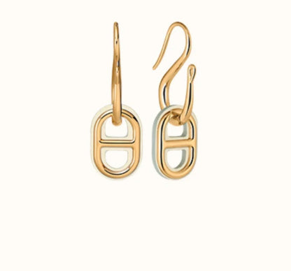 [LORA]HM O'MAILLON GOLD EARRINGS