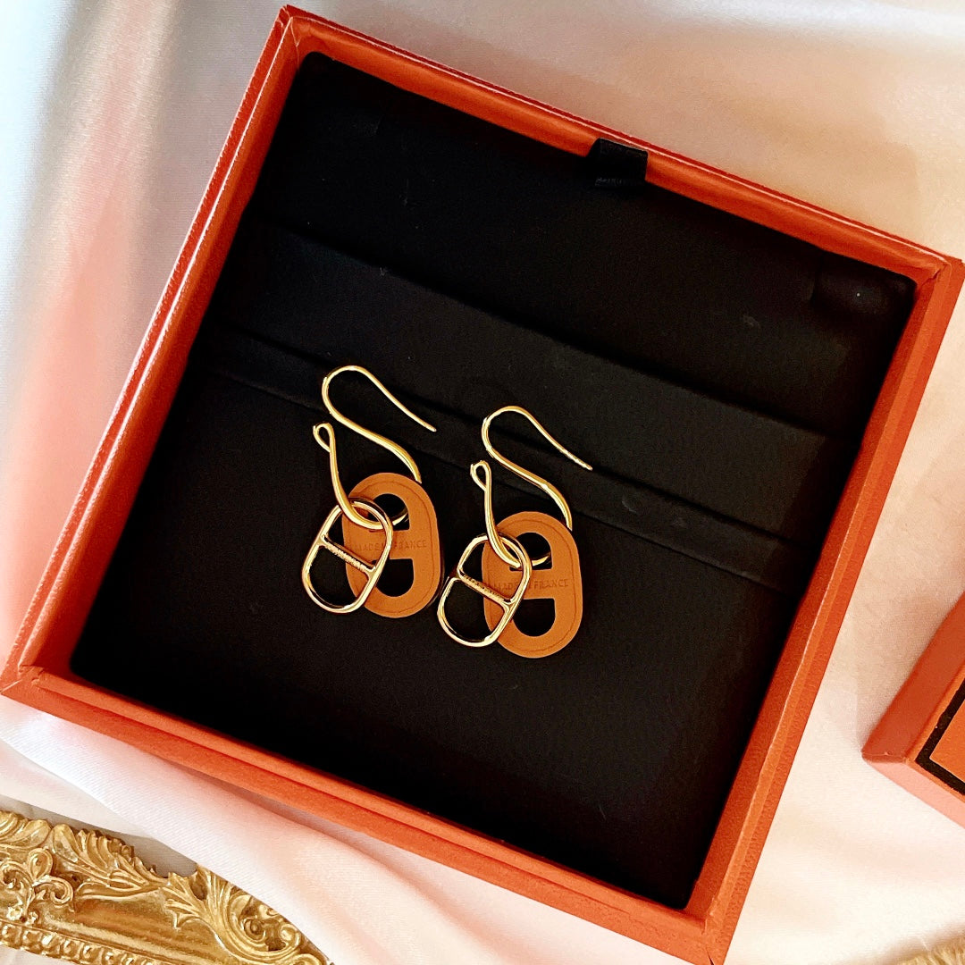 [LORA]HM O'MAILLON GOLD EARRINGS