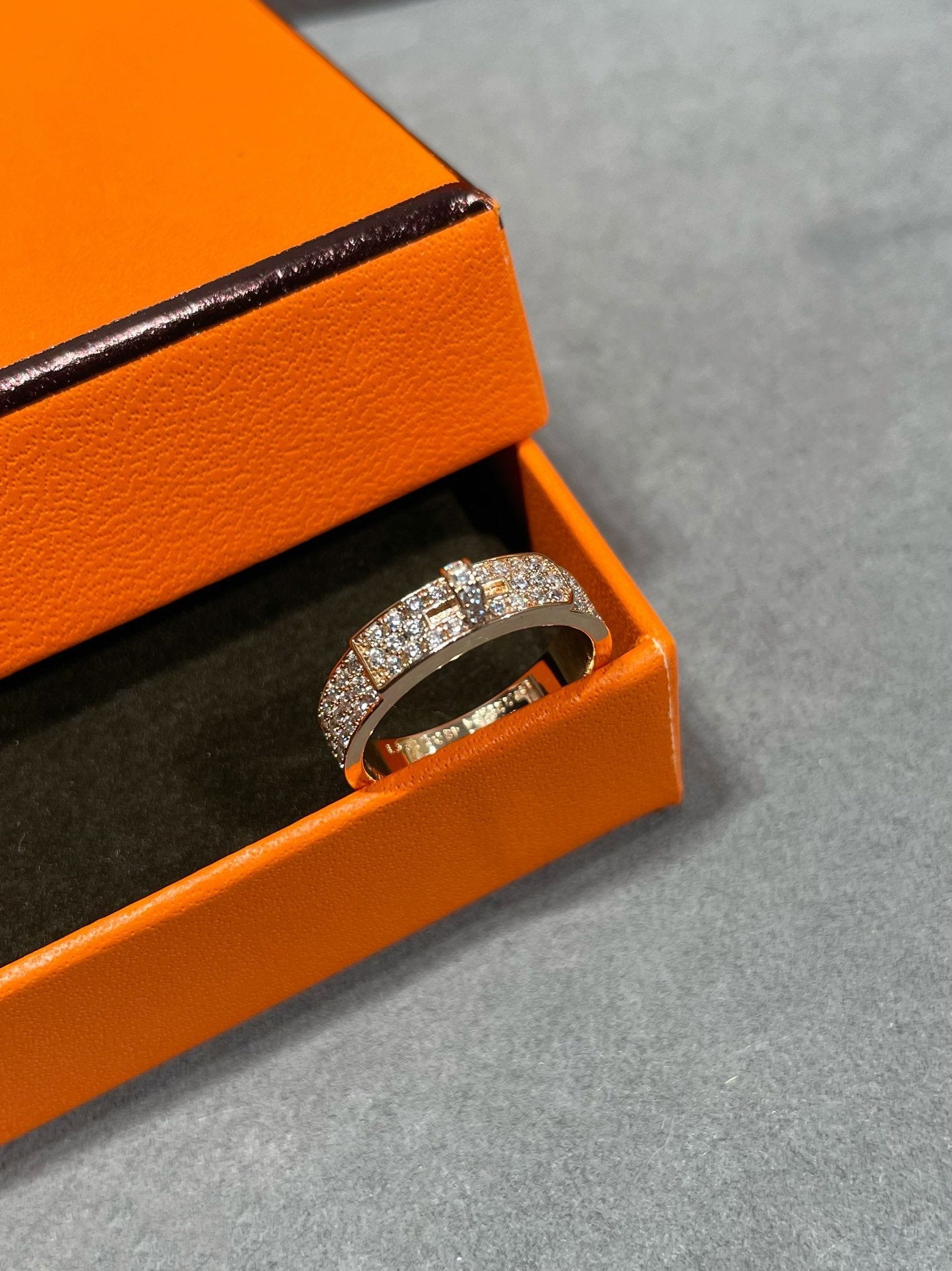 [LORA]KELLY PINK GOLD DIAMOND RING