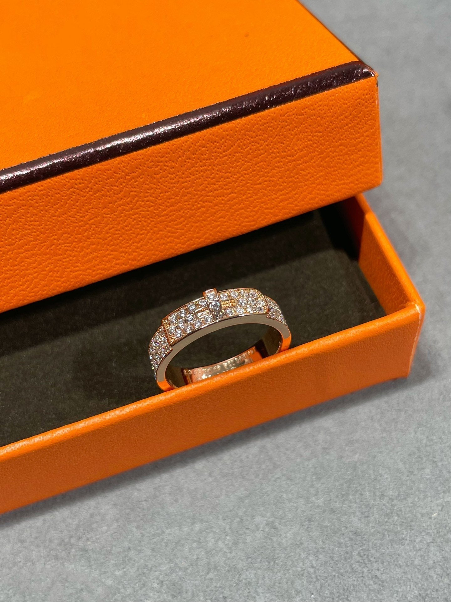 [LORA]KELLY PINK GOLD DIAMOND RING