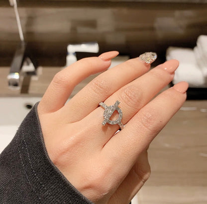 [LORA]ECHAPPEE RING SILVER DIAMOND