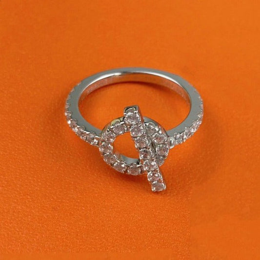 [LORA]ECHAPPEE RING SILVER DIAMOND