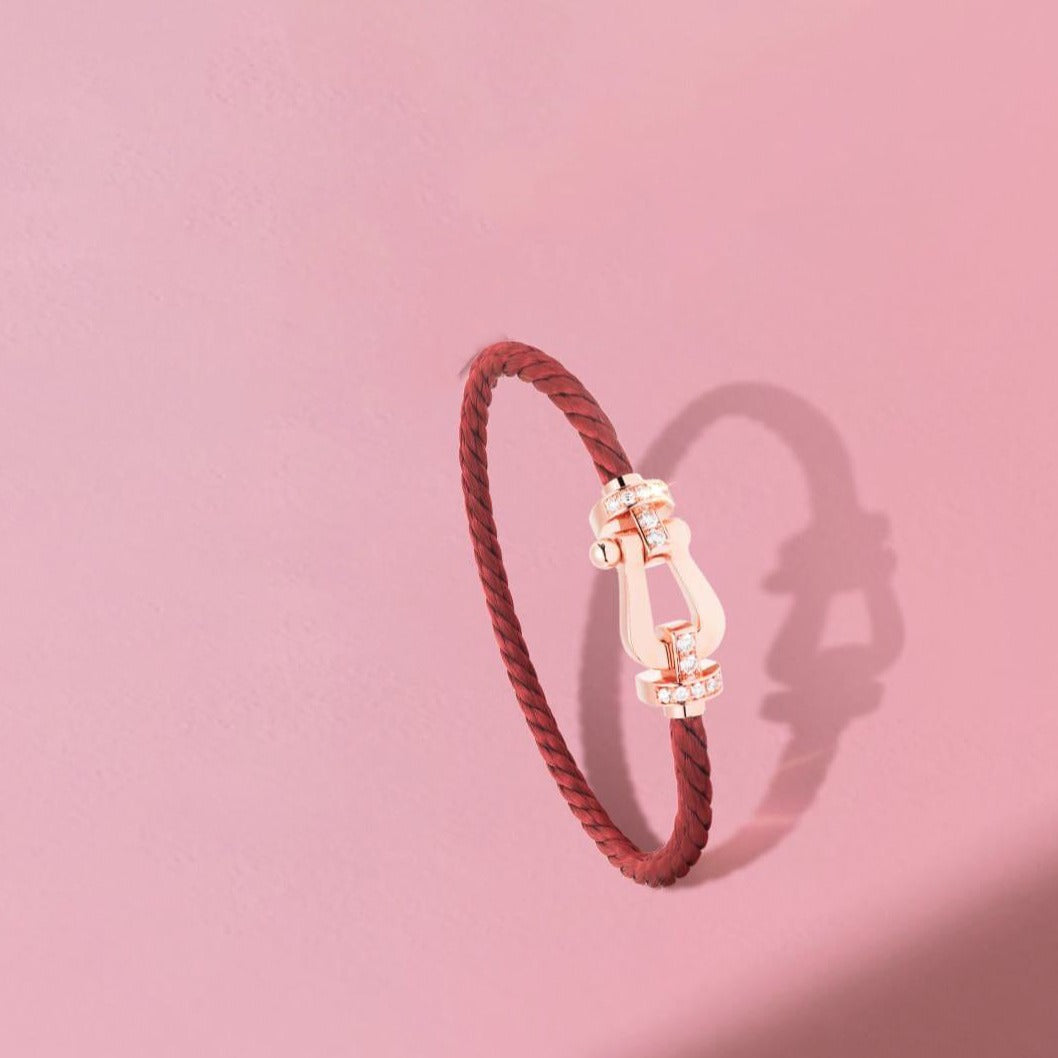 [LORA]FORCE 10 HALF DIAMOND PINK GOLD RED CORDERI LARGE AND MEDIUM MODEL