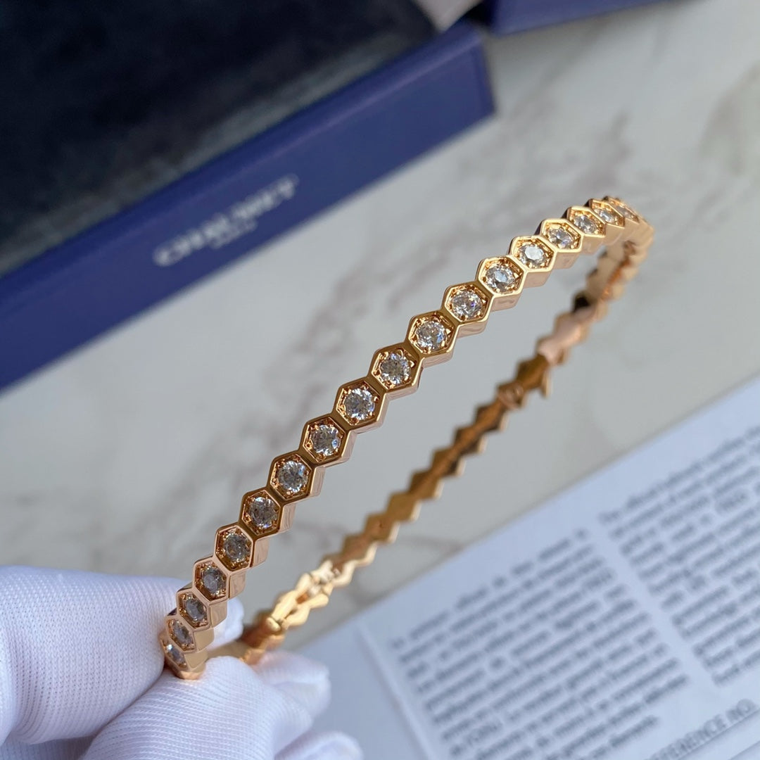 [LORA]BEE LOVE GOLD BRACELET FULL DIAMOND