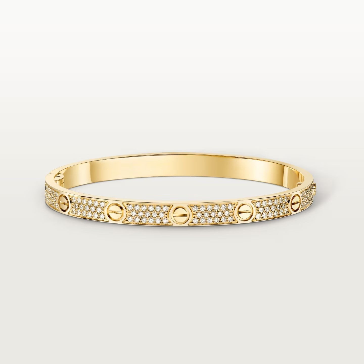 [LORA] LOVE BRACELET 4.8MM DIAMOND-PAVED