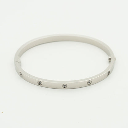 [LORA]LOVE BRACELET 3.65MM 10 DIAMONDS