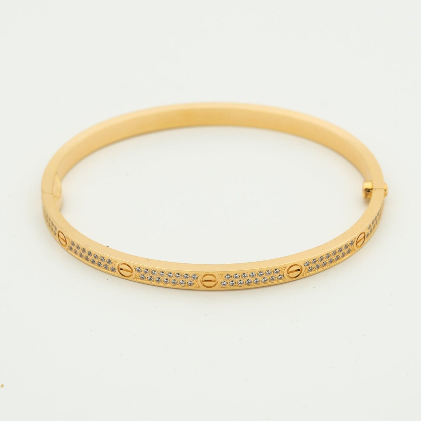 [LORA]LOVE BRACELET 3.65MM DIAMOND-PAVED