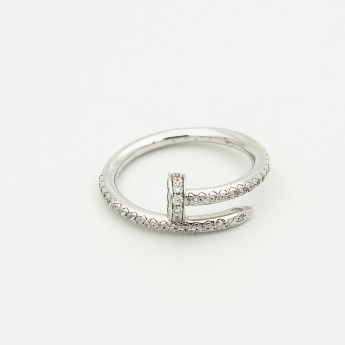 [LORA]JUSTE RING 1.8MM SILVER DIAMONDS