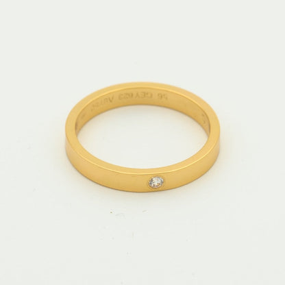 [LORA]LOVE RING 4MM 1 DIAMOND