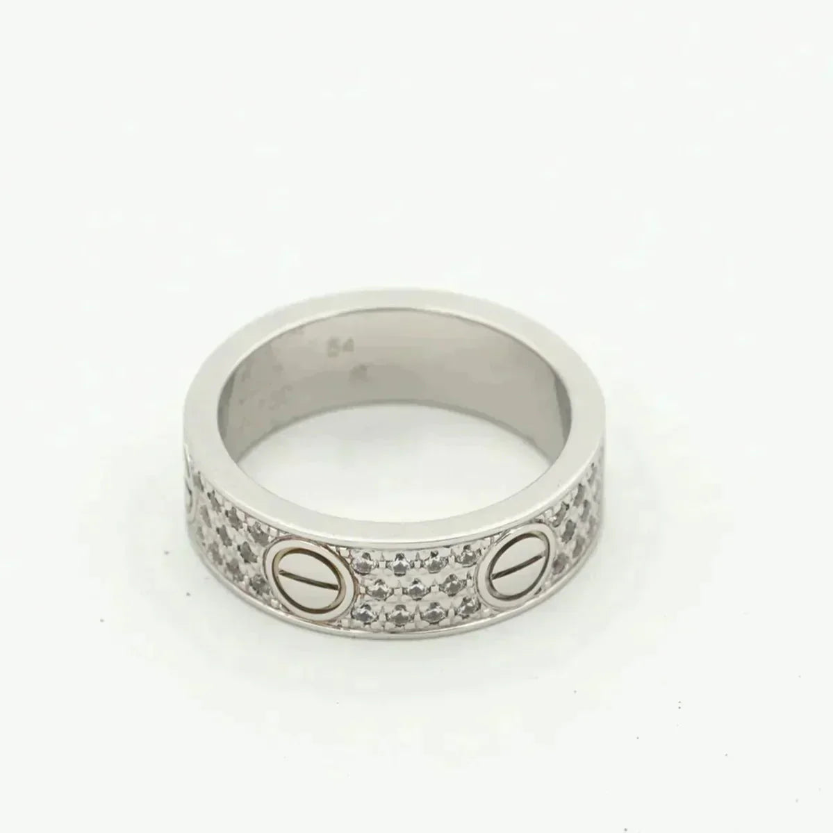 [LORA]LOVE RING 5.5MM DIAMONDS PAVED