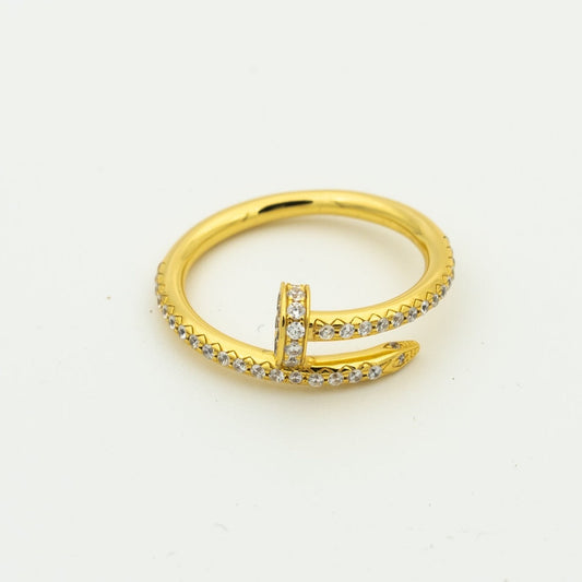 [LORA]JUSTE RING 1.8MM GOLD DIAMONDS
