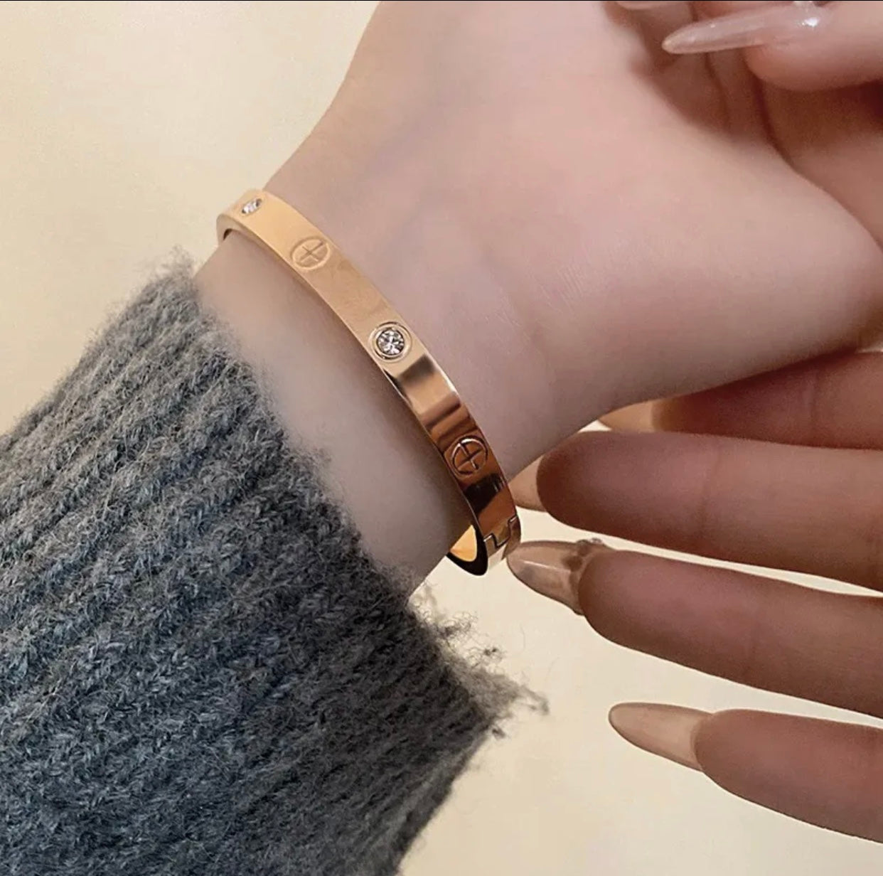[LORA]2026 RAINBOW LOVE BRACELET 6.1MM  10 DIAMONDS