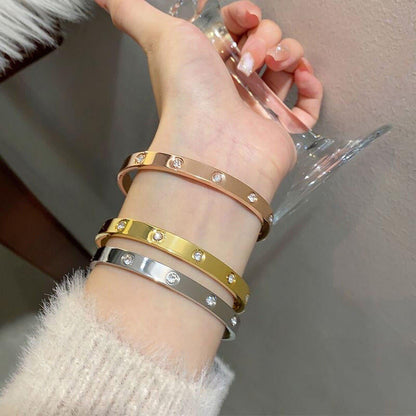 [Lora]2026 RAINBOW LOVE BRACELET 6.1MM  10 DIAMONDS