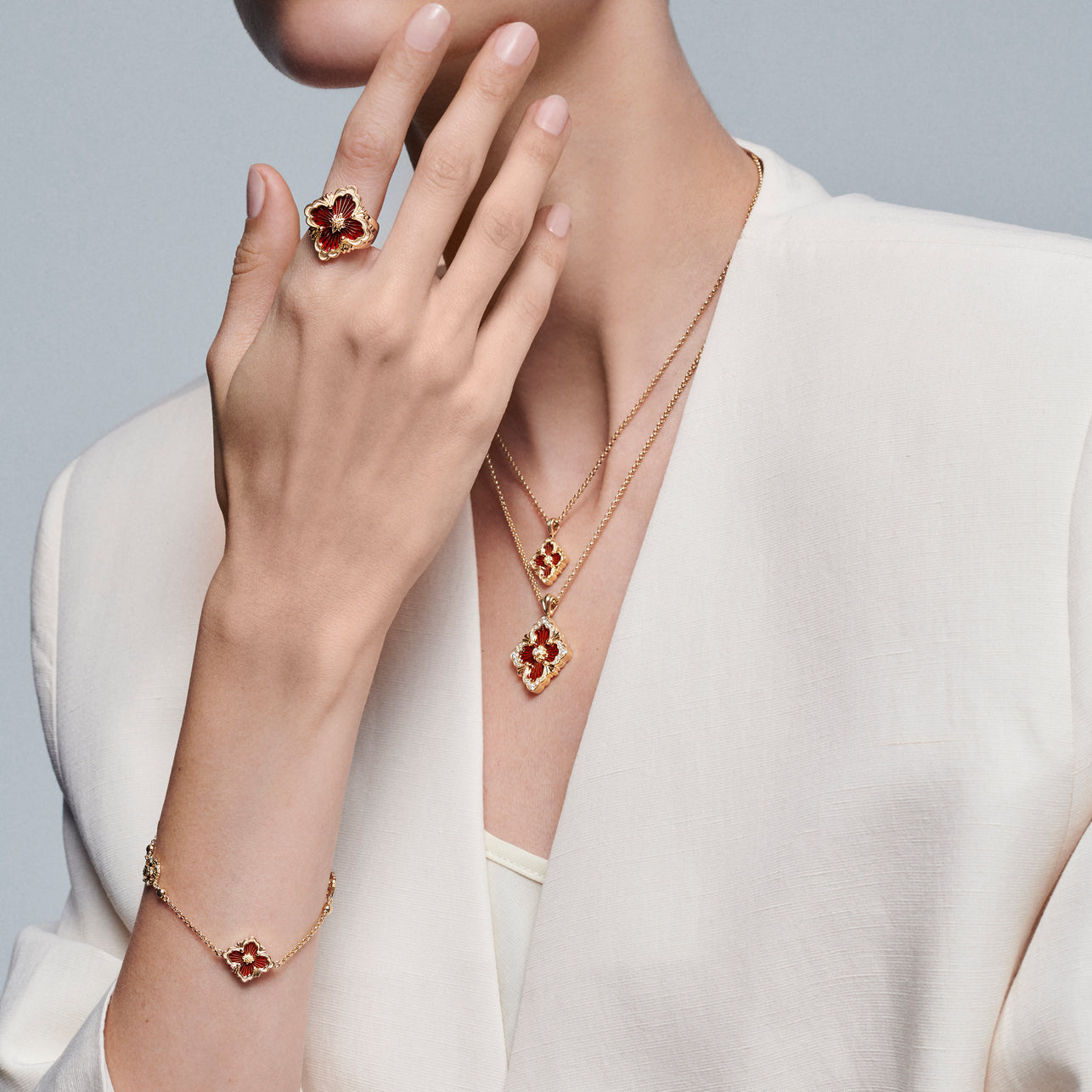 [Lora JEWELRY] OPERA TULLE ENAMEL BRACELET