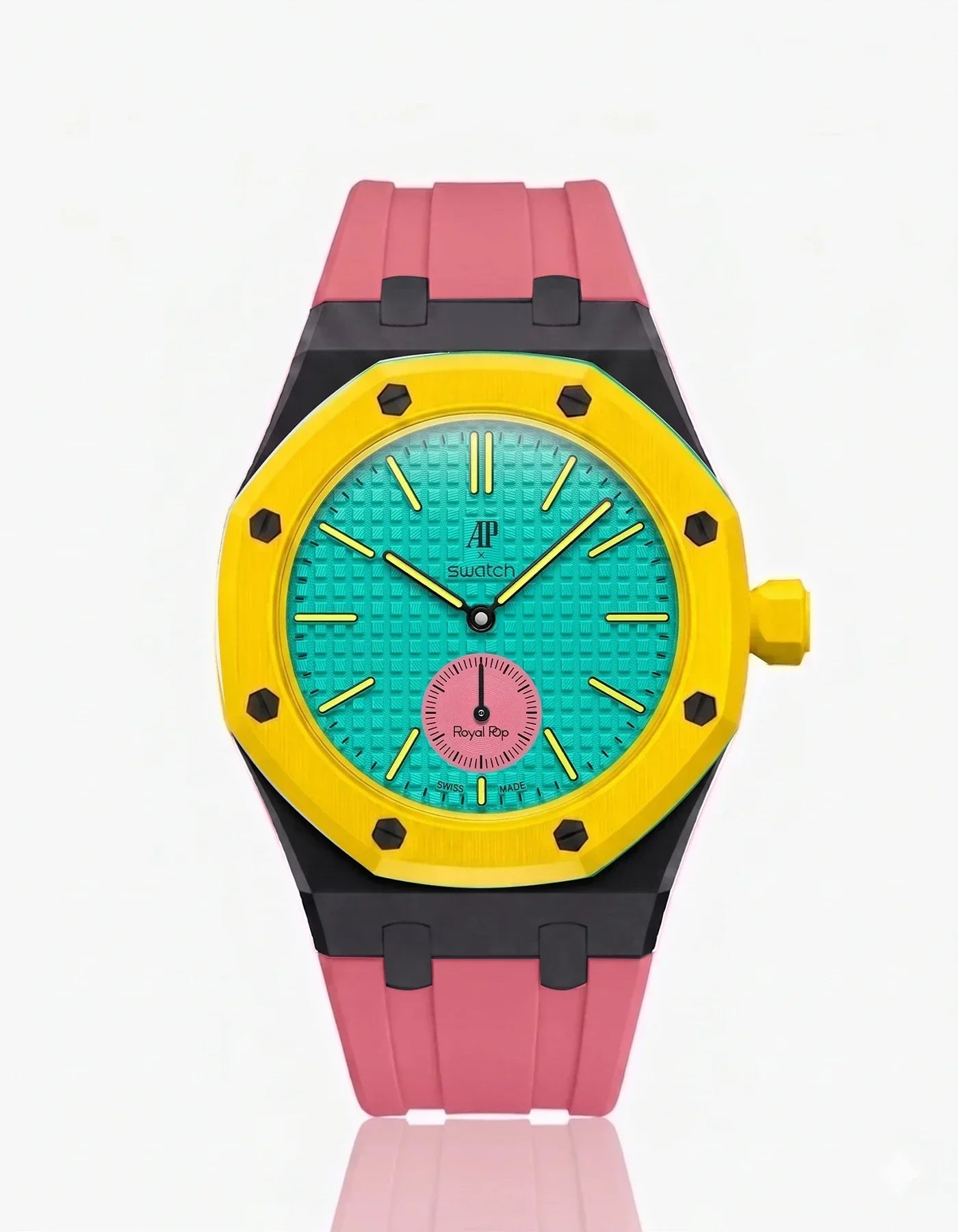 Silicone Strap & Case  Royal Pop Otg Roz(Customize  Colors)