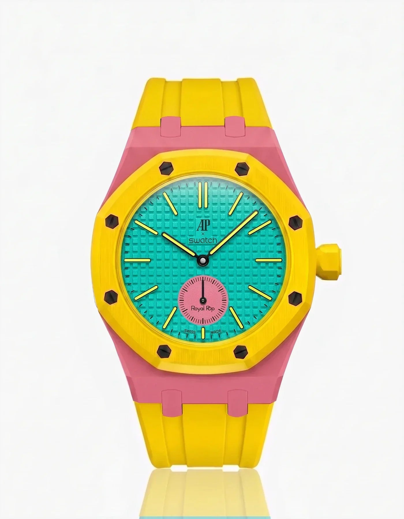 Silicone Strap & Case  Royal Pop Otg Roz(Customize  Colors)