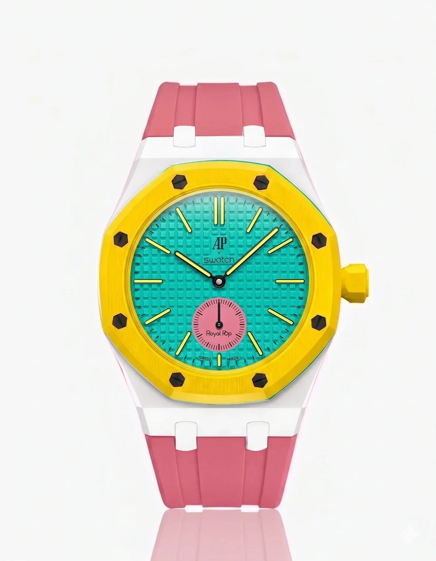 Silicone Strap & Case  Royal Pop Otg Roz(Customize  Colors)