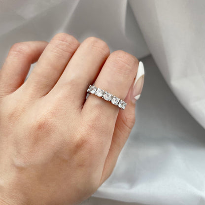 [LORA]Eternity Round Cut Tennis Ring