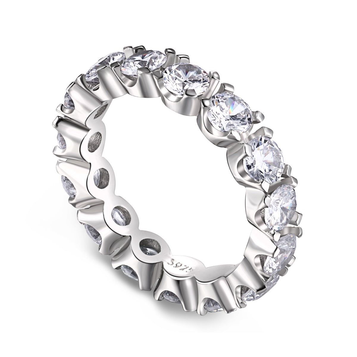 [LORA]Eternity Round Cut Tennis Ring