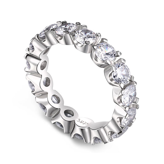 [LORA]Eternity Round Cut Tennis Ring