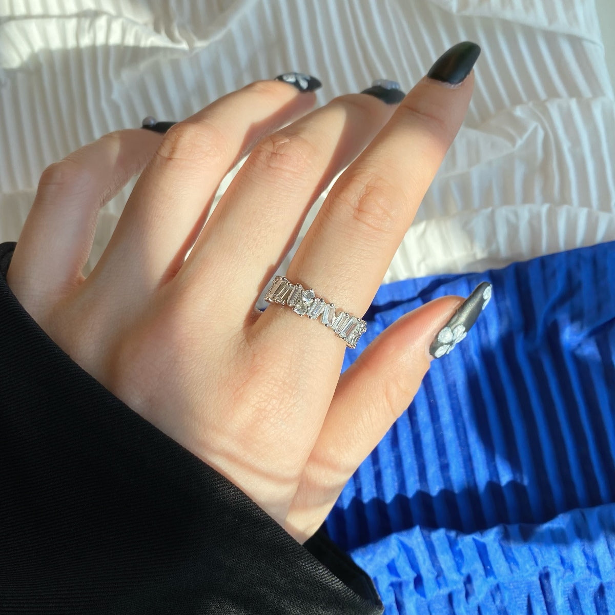 [LORA]Delicate Multi Shape Tennis Ring