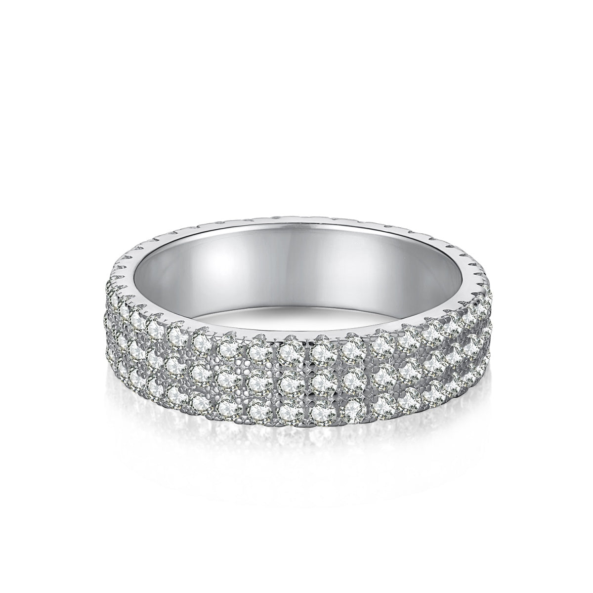 [LORA]Dainty Round Cut Tennis Ring