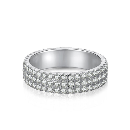 [LORA]Dainty Round Cut Tennis Ring